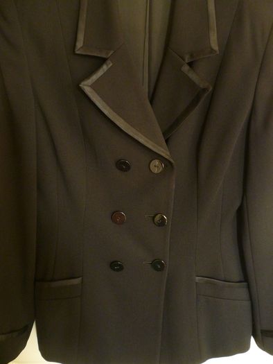 Dress Evening Blazer Jacket By J.taylor  Jet Black- Immaculate . Size 12 Medium. Formal dressy.