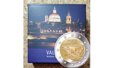 Malta 2 Euro Proof Coin 2026 - Valletta - Maltese Walled Cities