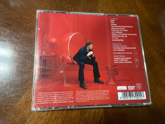 Simply Red Home CD/DVD