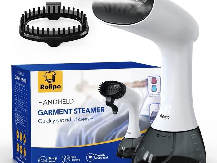 Clothes Steamer, Garment Steamer for Wrinkle Removal, Upgraded 400ml Water Tank, 3rd Generation Panel, Handheld Steamer Clothing for Home, Office & Travel