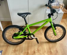 Islabikes Cnoc 16 Kids Bike Bright Lime Green Fully Working