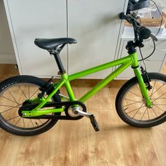 Islabikes Cnoc 16 Kids Bike Bright Lime Green Fully Working
