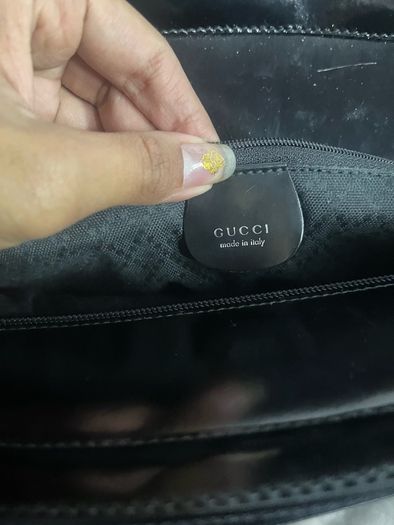 GUCCI Quilted Nylon & Leather Bamboo Tote