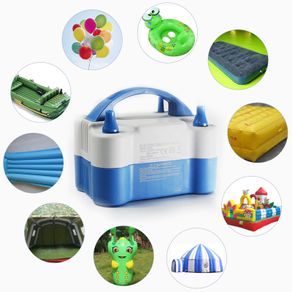 New Balloon Air Pump Electric High Power Two Nozzle Air Blower Balloon Inflator Pump Fast Portable Inflatable Tool