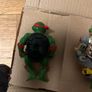 Vintage TMNT Figure Lot 1988 1989 Playmates - Raphael Soft Head & Shiny Chrome Metalhead Robot Turtle Image 5