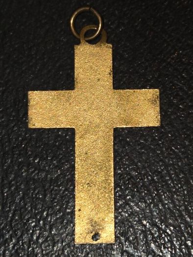 Vintage Enamel Cross pendant