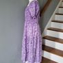 Purple floral summer dress, Size XXL / UK18, Brand new Image 2