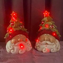 Santa lights x 2