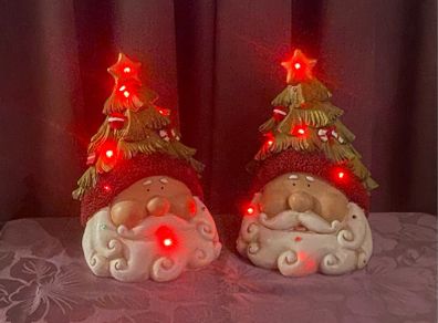 Santa lights x 2
