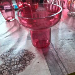 Old Cranberry Glass Vase for sale, Postage Available,