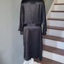 CurveWow black satin dress, Size 18, BNWT Image 4
