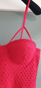 Cari's Closet Red bustier style dress Sz 14 (Fit 14-16UK) - Bnwt
