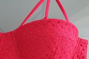 Cari's Closet Red bustier style dress Sz 14 (Fit 14-16UK) - Bnwt