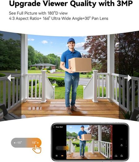 Advanced 2K Video Doorbell PIR WiFi Camera App
