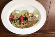 Tally Ho Hunt Scene Bone China Oval Platter