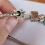 Pandora bracelet with authentic Pandora charms included and giftbox Image 8