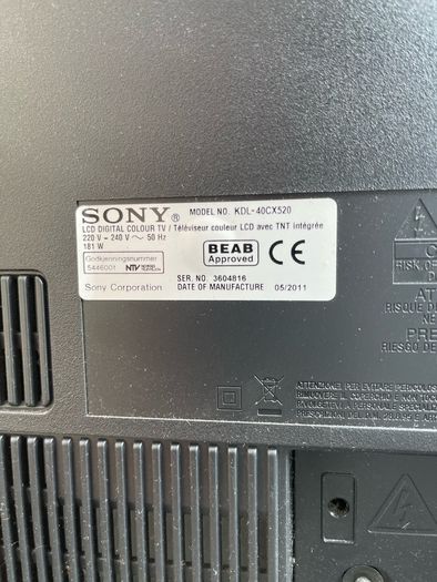 Sony Bravia 40 LCD TV
