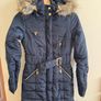 Padded Puffer Hooded Mid Length Coat, size 8 Image 2