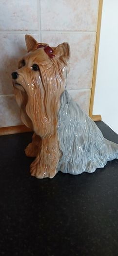 beautiful Yorkshire terrier figurine