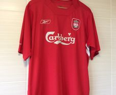 Liverpool Jersey. Official Reebok Mens Home Jersey Season 2004-2006.Original From The Time. Not A Modern Day Remake.
