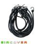 Shock Cord with 2 metal hooks 100cm- 10 Pack Image 3