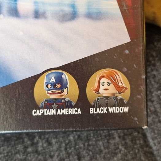 LEGO Marvel Black Widow and Captain America (76260) free shipping
