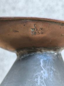 1835 Irish Copper Pub Measure King William Iv County Meath