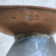 1835 Irish Copper Pub Measure King William Iv County Meath