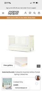 mamas &papas cot bed