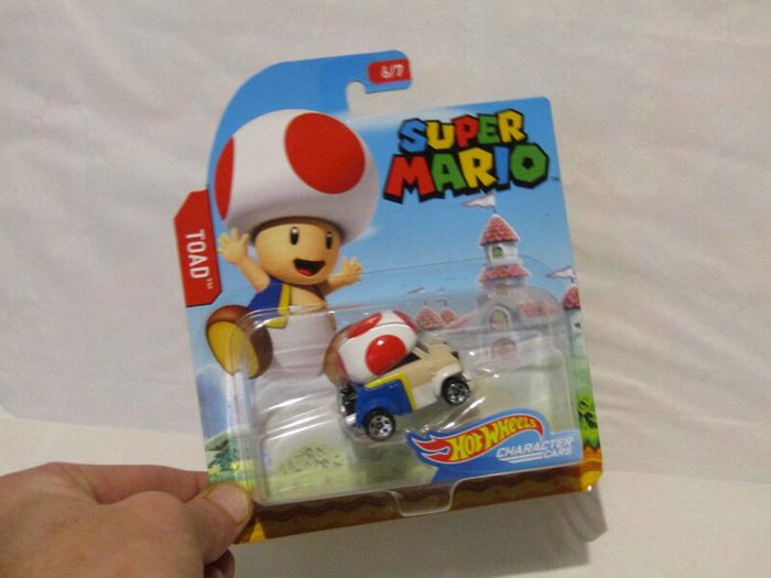 Hot Wheels Super Mario Bros Character Cars Complete Set Of 7 Diecast Cars Brand New Sealed