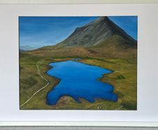 Croagh Patrick framed original oil painting