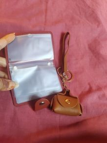 card holder with coin holder keychain