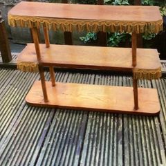 Vintage Genuine wood shelving unit
