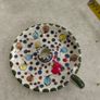 Mexican Signed Ceramic candle holder. Image 4
