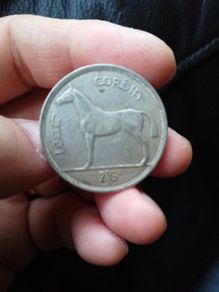 1939 Ireland Silver Half Crown Coin