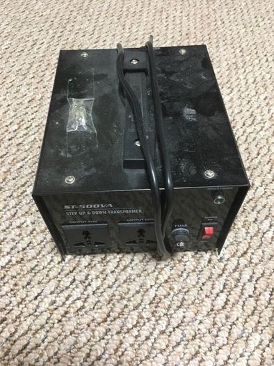 Handheld Vaccum + voltage step down