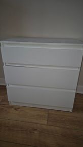 IKEA KULLEN 3-Drawer Chest - White