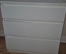 IKEA KULLEN 3-Drawer Chest - White