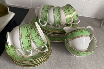 Vintage China Tea Set Cake Platter