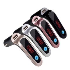 Wireless Bluetooth FM Transmitter AUX Modulator USB Charger Car Kit Handsfree