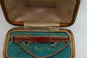 Vintage 9ct yellow gold tie clip
