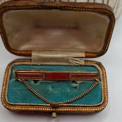 Vintage 9ct yellow gold tie clip