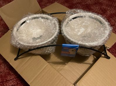 Trixie Eat on Feet Bowl Set with Stand