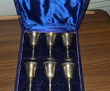 Vintage Silver Plated Goblets EPNS In Case