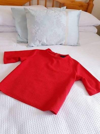 Red New Look Top - Size 14