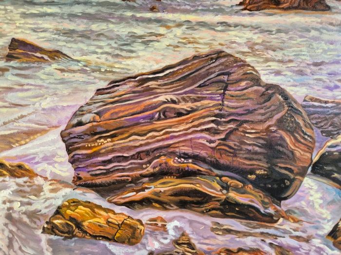 Crohy Head Sea Arch Stack, Co. Donegal | Oil Painting