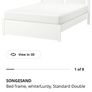IKEA Double Bed Songesand with drawers Image 2