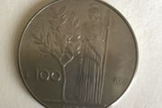 1976 Italy 100 Lira coin