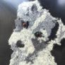 Unique 1960s Hand-Made Wool Terrier Portrait - Mid-Century Art (53x60cm) Image 8