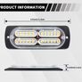 4-in-1 LED Light Bar with Main Control - 4 x 24 LEDs, Grille Surface Mount, Image 8